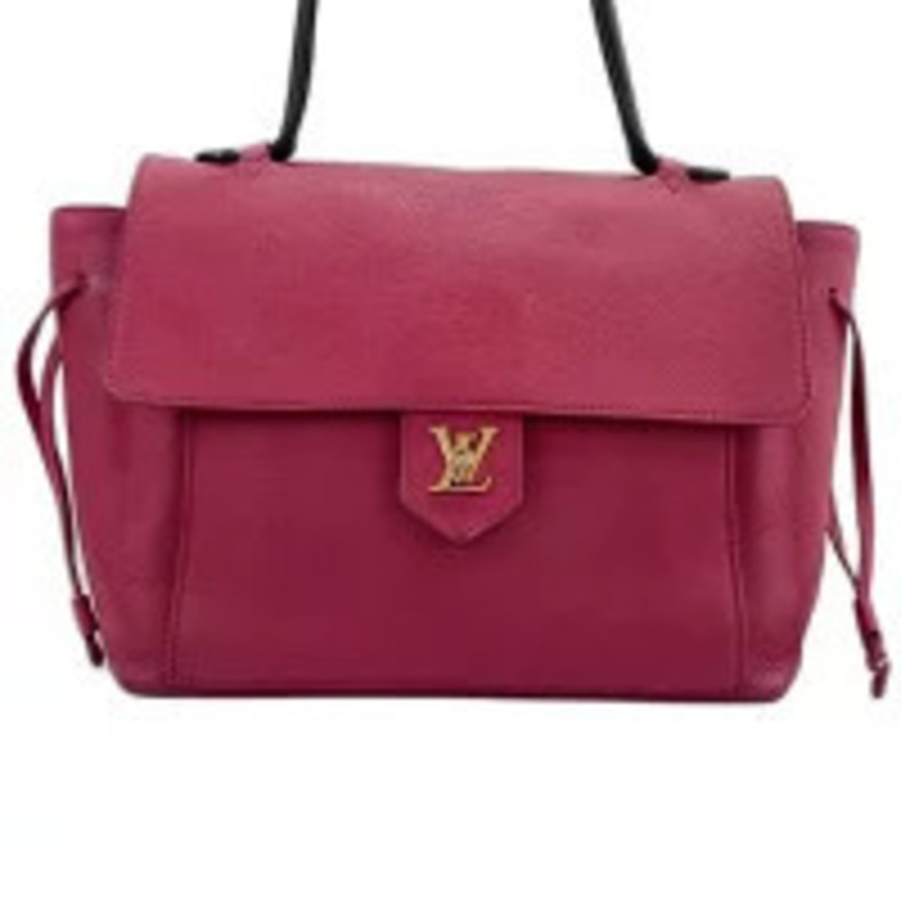 Louis Vuitton Lockme Handbag Calf Pink